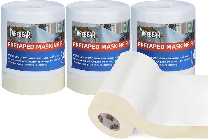 Película enmascarado preencintada 22x90pies plástico automotriz