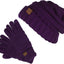 Gorro gran tamaño con guantes comp pantalla táctil