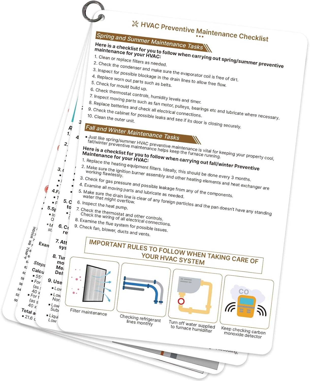 Tarjetas herramientas HVAC guía carga refrigerante