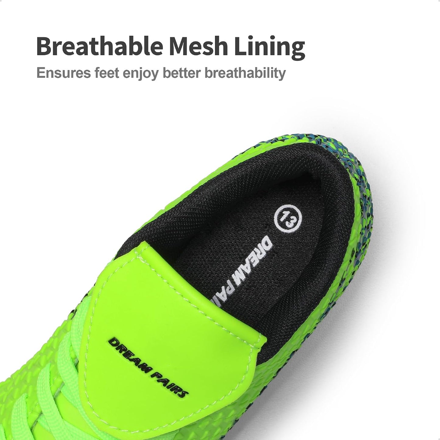 Zapatos fútbol para niños niñas terreno firme