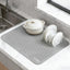 Tapete silicona escurridor platos 21x18pulg resistente calor cocina