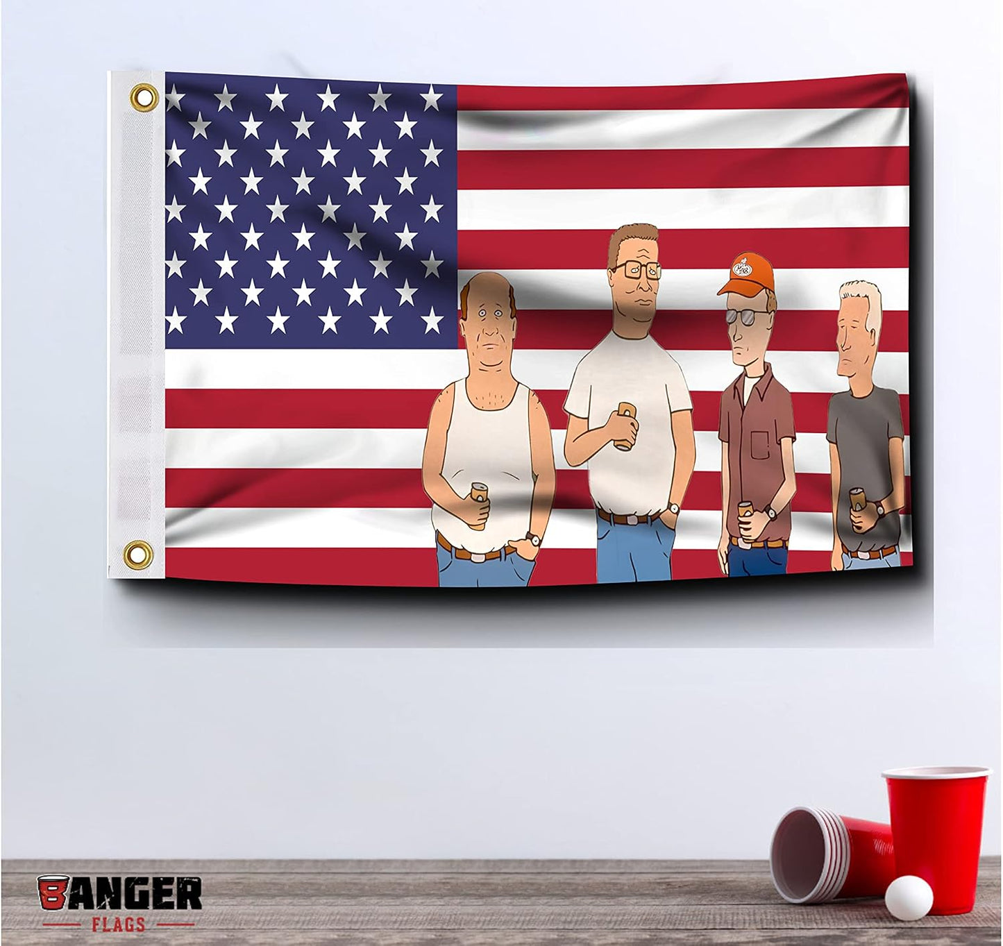Bandera Estados Unidos 3x5ft inspiradora para oficina