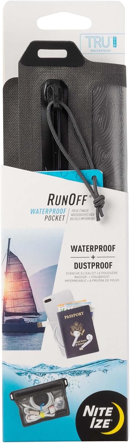 Bolsillo impermeable para pasaportes y teléfonos viaje