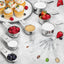 Set 12 Tazas y Cucharas Medidoras Acero Inox para Cocinar