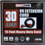 Cable extensión RV 30A 15ft color rojo