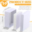 50 Cajas Regalo Pequeñas Cartón con Tapas 2.56x3.15"