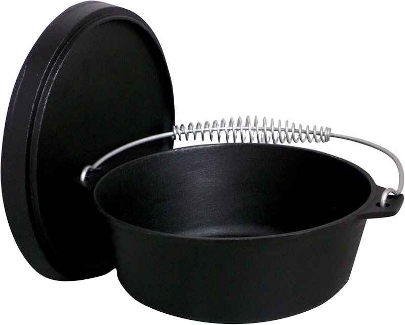 Horno holandés hierro fundido 4qt para exteriores