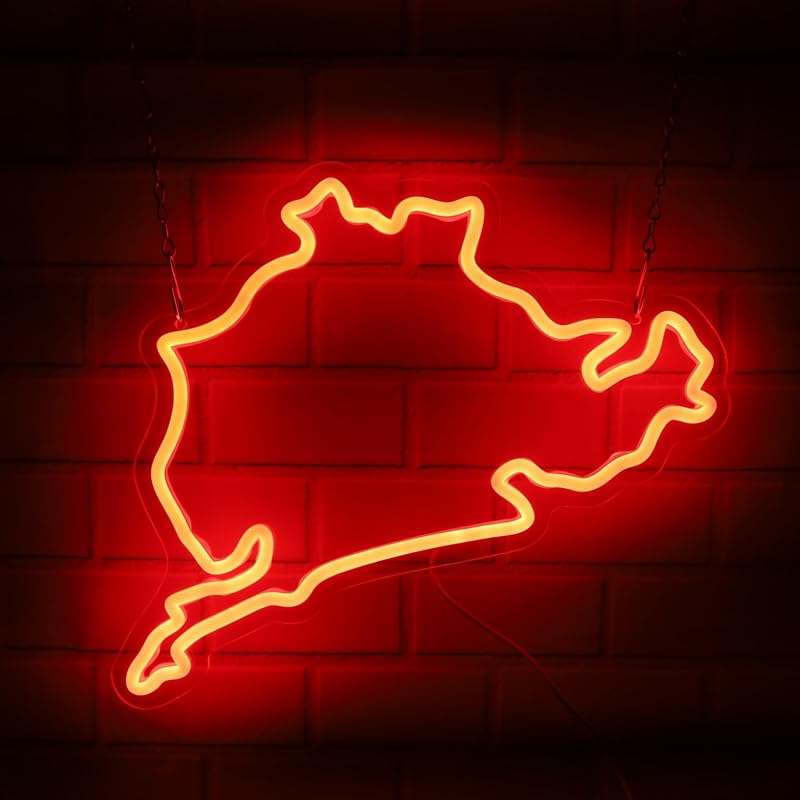 Letrero neón Nurburgring 14x12" LED USB
