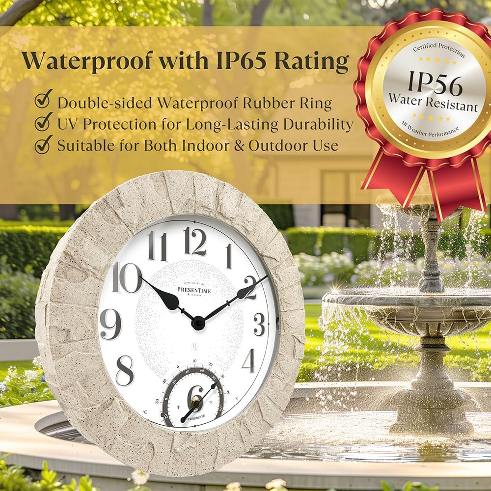 Reloj pared 14pulg sensor inteligente luz nocturna