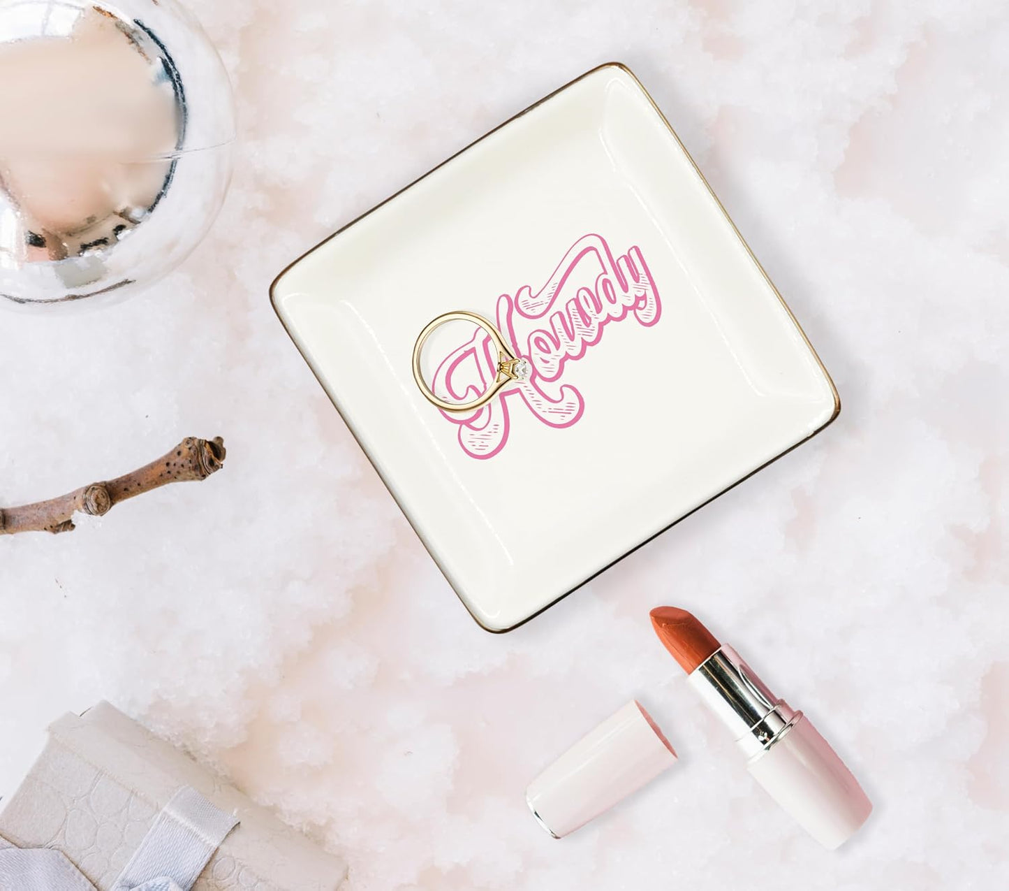 Bandeja cerámica para joyas vaqueras regalo mujer