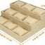 Bandeja organizadora relojes 10.62x9.44pulg con 9 almohadas