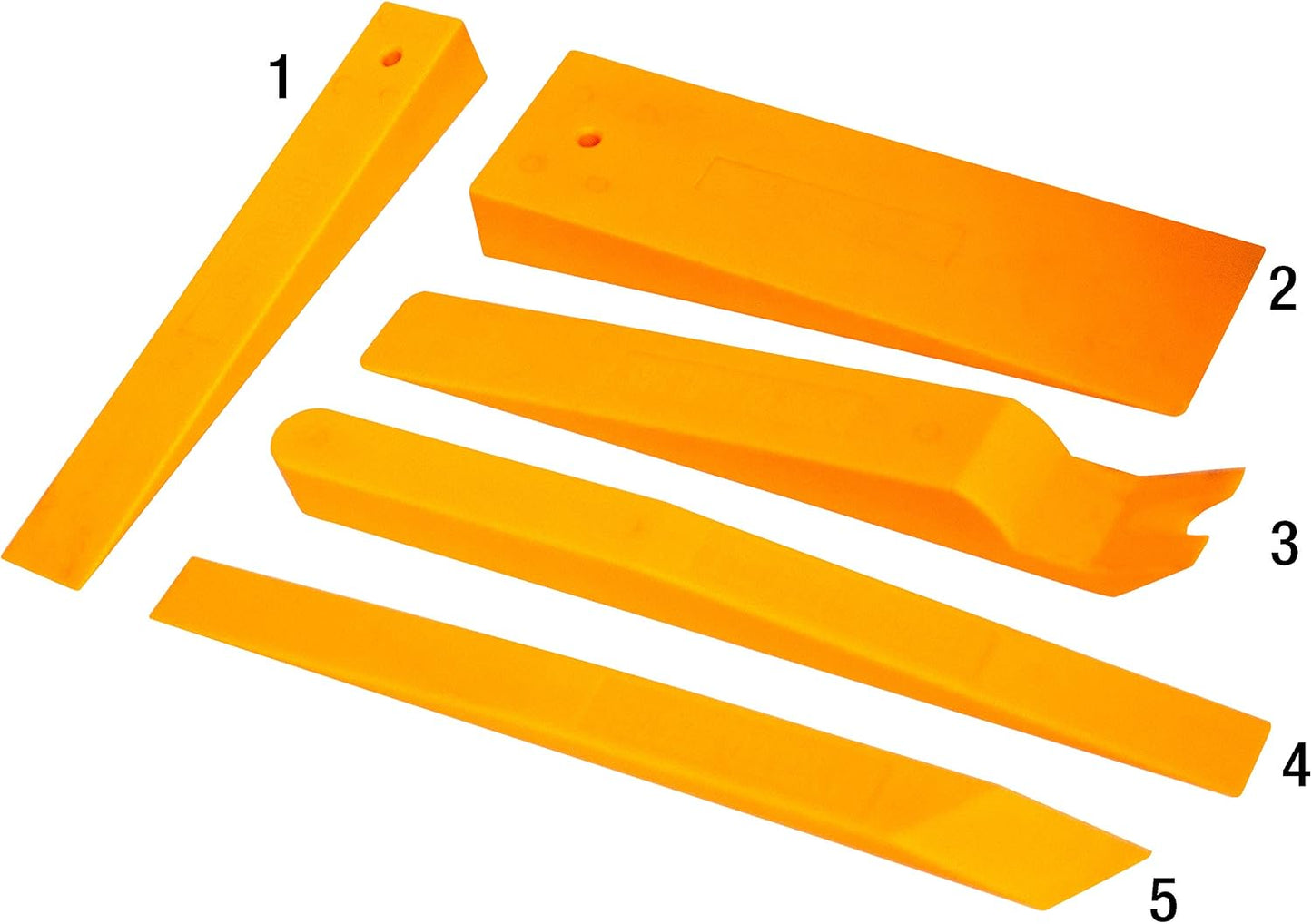 Set de 5 Cuñas Naranjas para Decoración de Interiores
