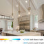 12 Bombillas LED A19 Regulables 7W 2700K E26 Vidrio