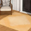 Alfombra exterior cuadrada 5x3ft amarillo/marfil