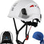 Casco seguridad ANSI Z89.1 ajustable ventilado industrial