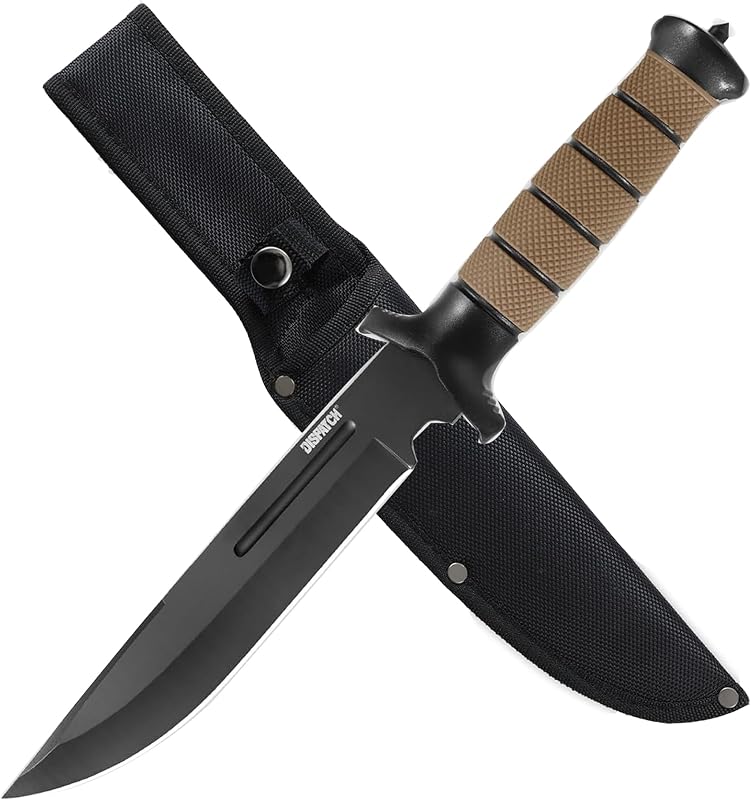 Cuchillo supervivencia hoja fija 14pulg mango antiderrap