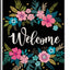 Bandera jardín personalizada bienvenida 12.5x18