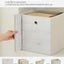 6 Cajas Almacenamiento Plegables Tela Oxford 10.2x10.2x11"