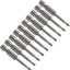 Set 10 brocas Allen H2.5 acero S2 vástago 1/4pulg