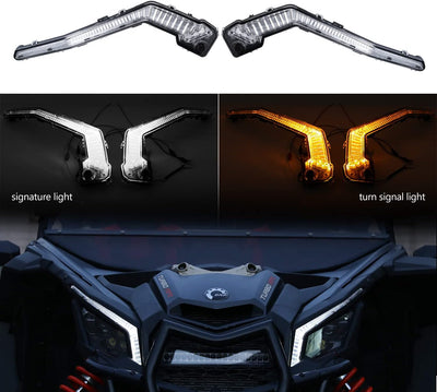 Luces colmillo señal giro LED Can Am Maverick X3 XDS XRS