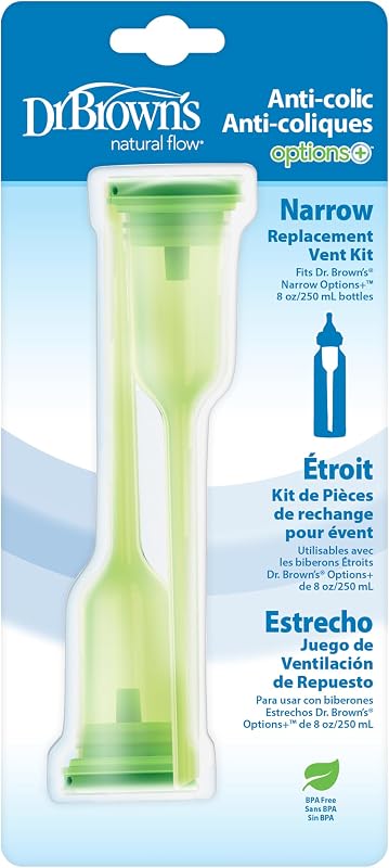 Kit repuesto ventilación Dr. Brown's flujo natural estrecho 2uds