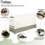 Fundas set comedor patio 7 pzas mesa mimbre 76pulg