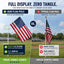 Mástil bandera portátil para camping playa 3x5" PVC