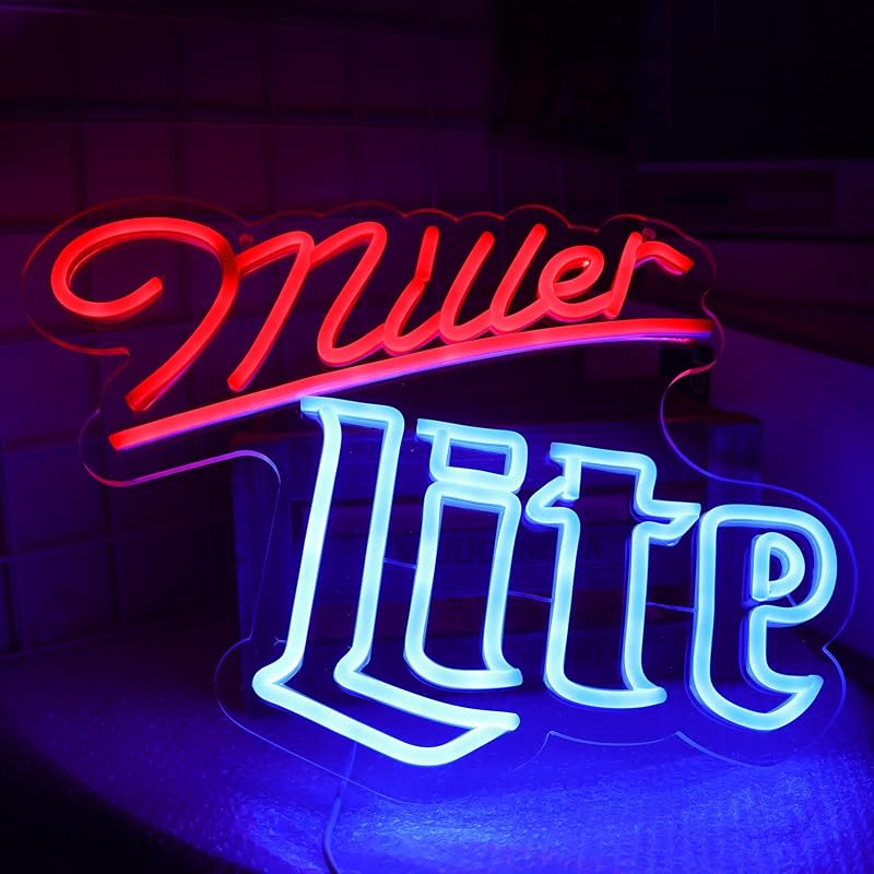 Letrero neón LED regulable para garaje bar pub club