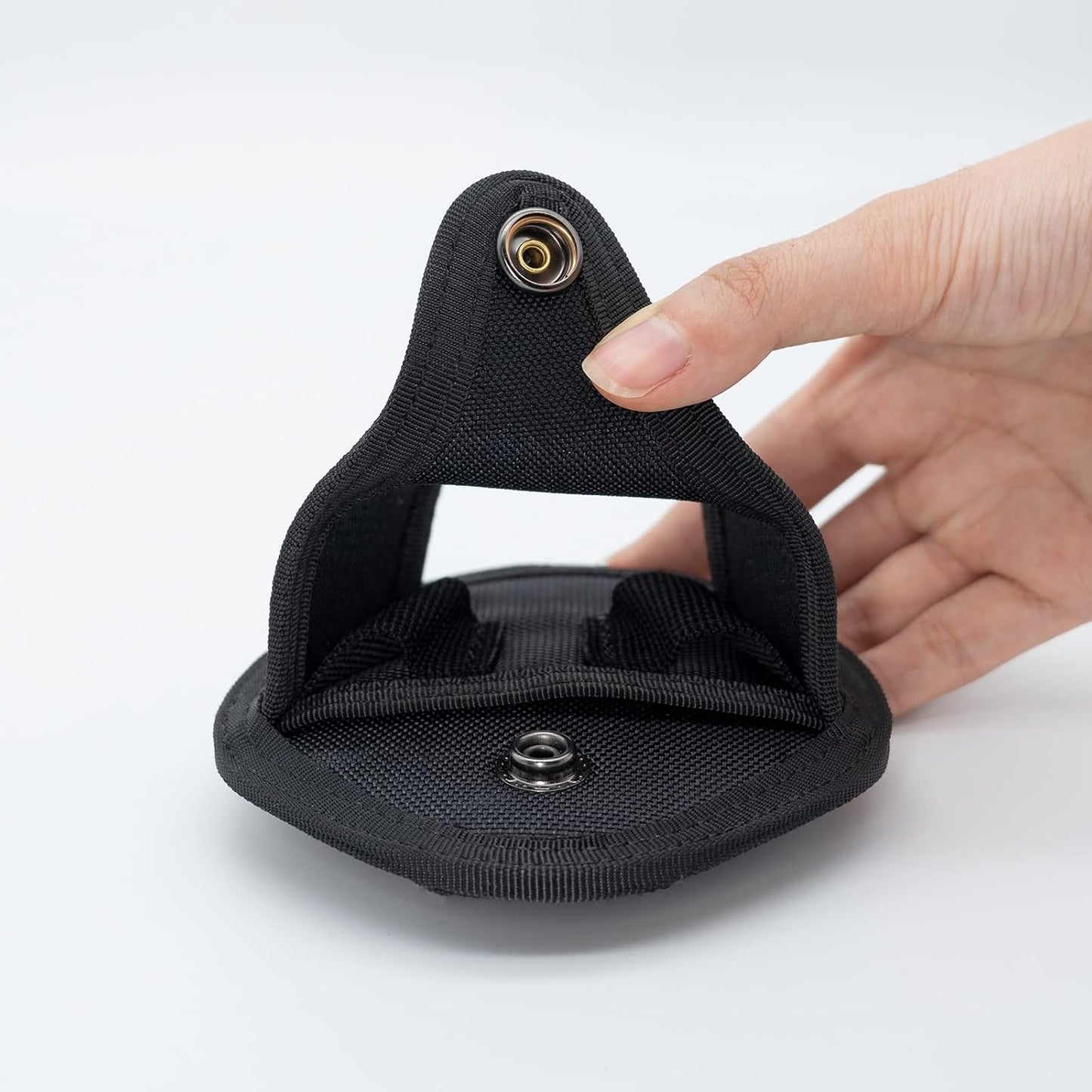 Funda esposas nailon abierta con bisagras para cinturón policial
