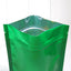Bolsas vertical doble cara con ventana 4.7x7.1" verde