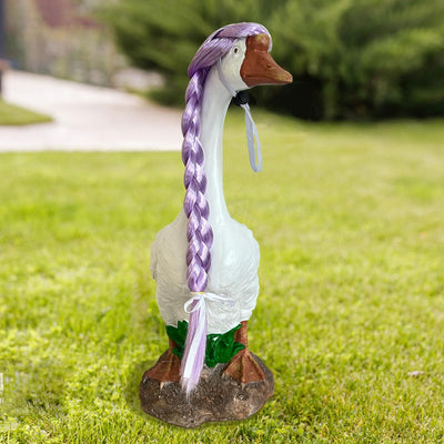 Pelucas ganso para porche jardín patio decoración estilo 9