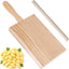 Tabla Ñoquis Madera Rodillo Pasta Herramientas Corte Cocina