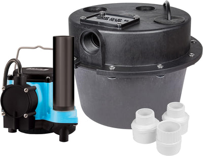Bomba sumidero automática 1/3 HP 2760 GPH 10 pies negro/azul