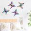Decoración pared mariposa metal 9pulg jardín patio
