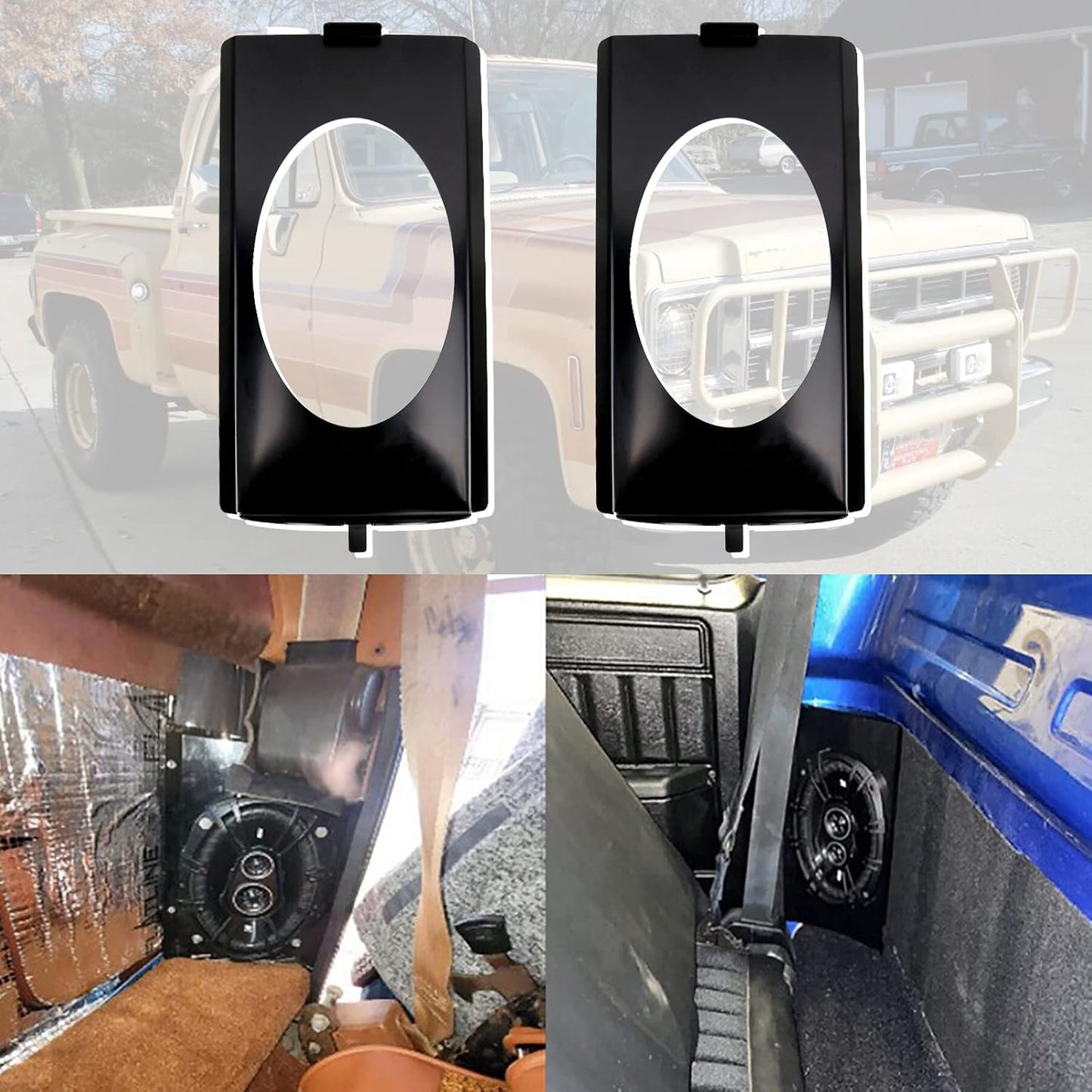 Soportes altavoz 6x9 comp Chevy GMC C10 73-87