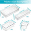8 Cubos Organizadores Transparentes para Cocina Tocador