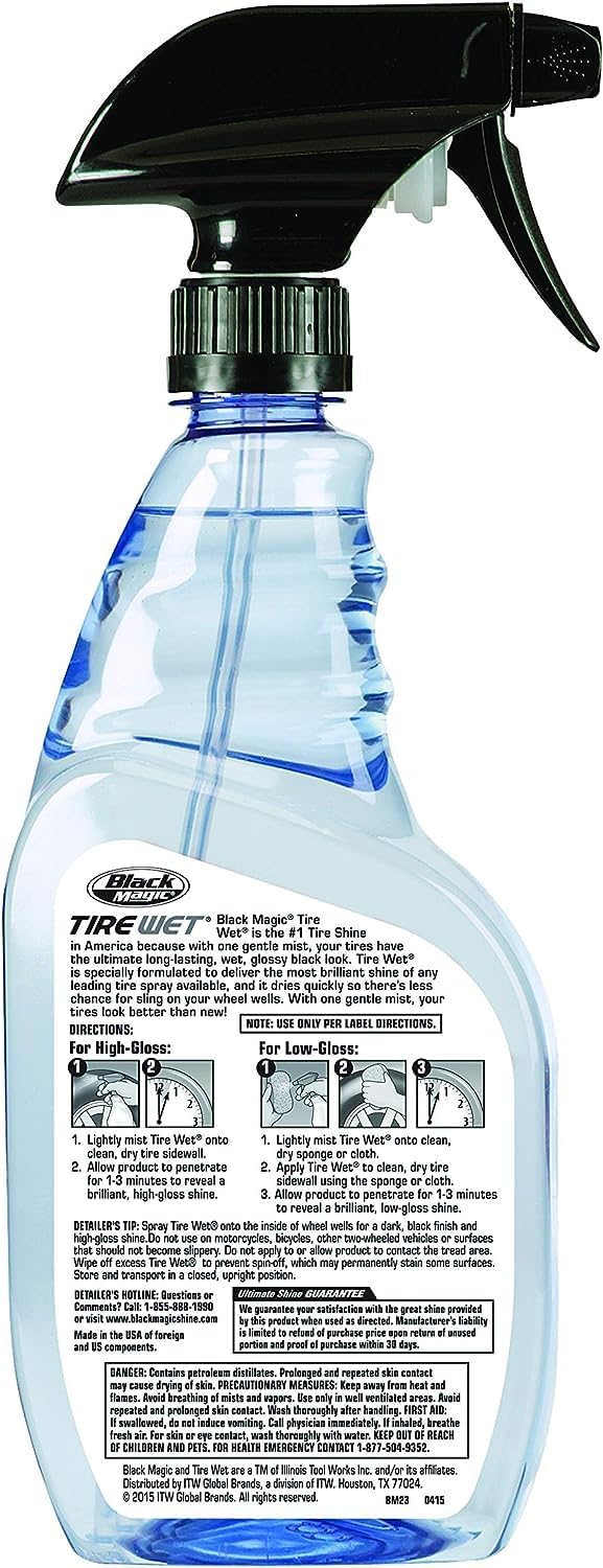 Limpiador brillo neumáticos 23oz paq 2