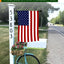 Soporte pared bandera jardín 12x18" metal resistente