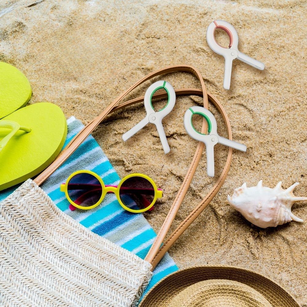 Clips toalla playa 5.1" resistentes para crucero piscina