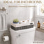 Canasta mimbre decorativa para baño y sala estilo bohemio