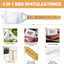 Kit accesorios barbacoa madera patio trasero acero inox