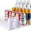 Dispensador latas soda 5 filas 25 latas empujador 12-16oz