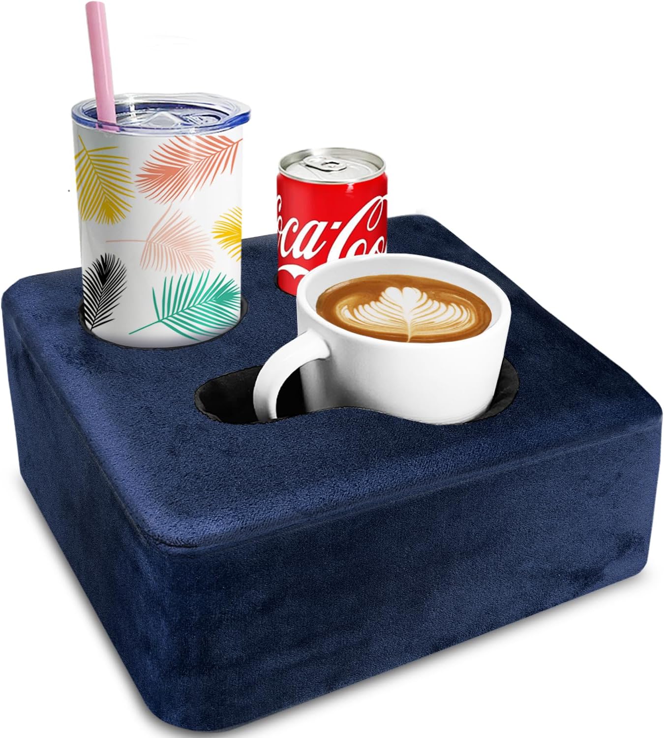 Portavasos para sofá cama auto organiz. bebidas a mano