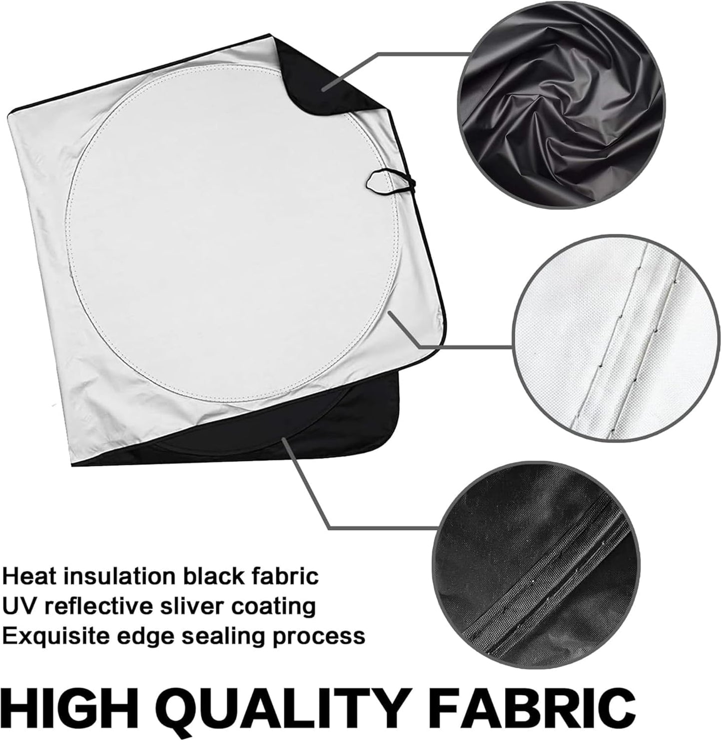 Parasol mapache para parabrisas SUV plegable UV