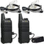 Walkie Talkies RT22 radio 2 vías recargable VOX portátil