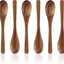 Set 6 cucharas madera para servir miel azúcar sopa té