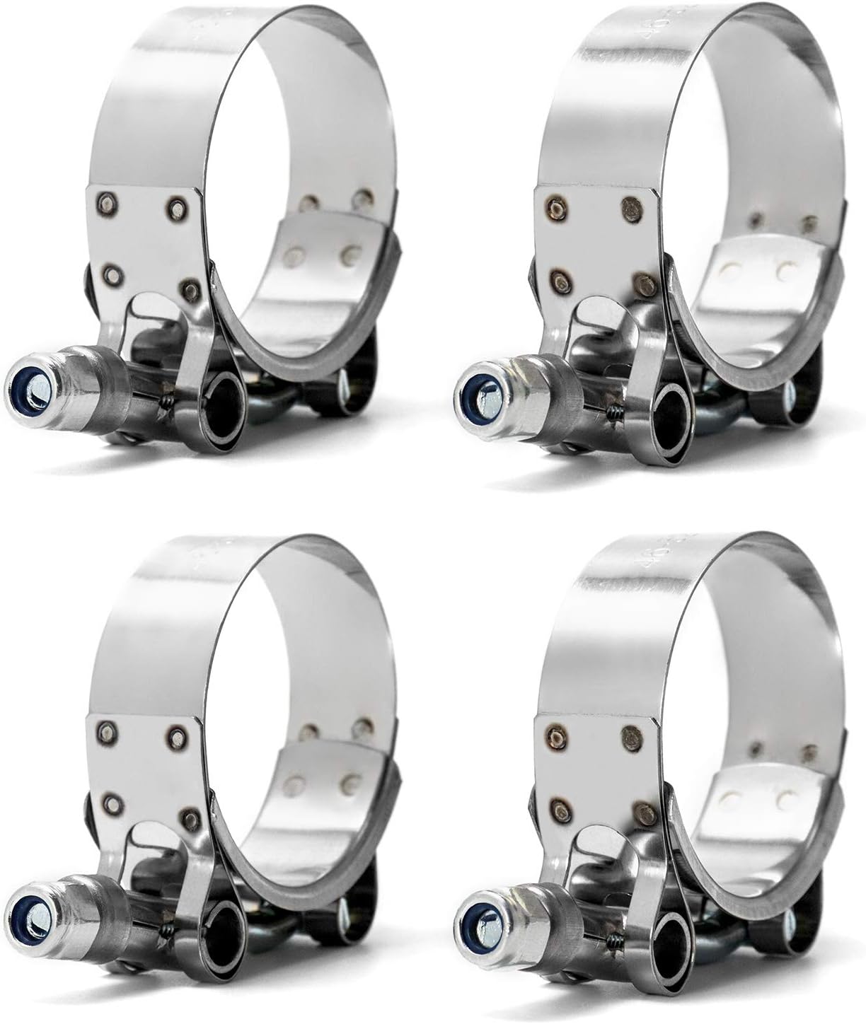 Abrazadera manguera acero inox 1.75pulg pack 4