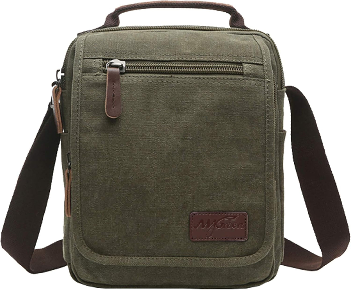 Bolso hombro cruzado lona para mensajero trabajo