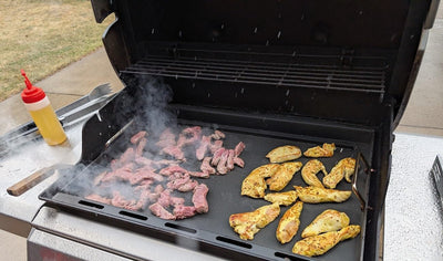 Plancha completa asas repuesto KitchenAid acero carbono
