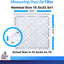 Filtro aire HVAC MERV 8 plisado 10.5x33.5x0.75pulg